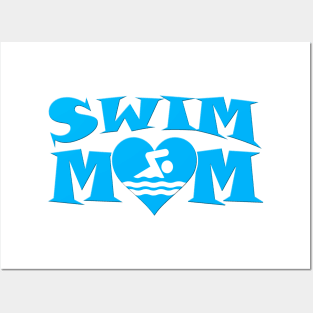 Swim Mom Swimming and Diving Posters and Art